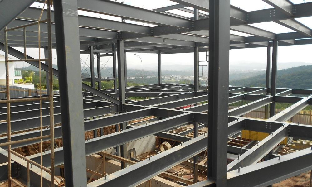 Muratlı çelik fabrika inşaatı