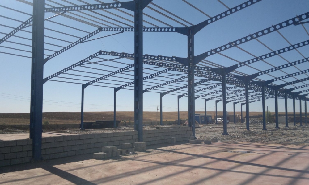 Edirne çelik fabrika inşaatı